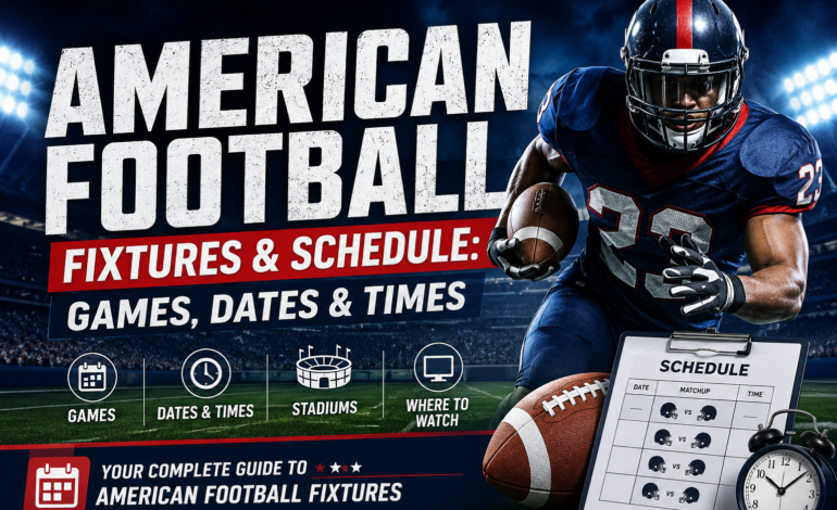 American Football Fixtures
