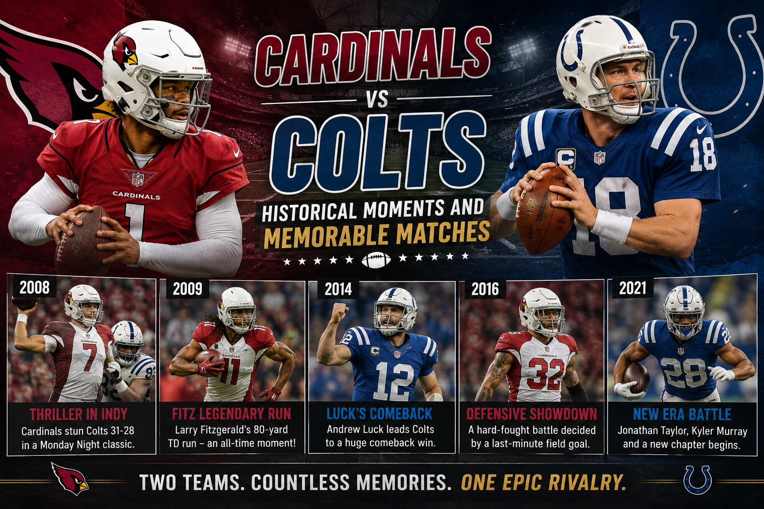 Cardinals vs Colts: Historical Moments and Memorable Matches