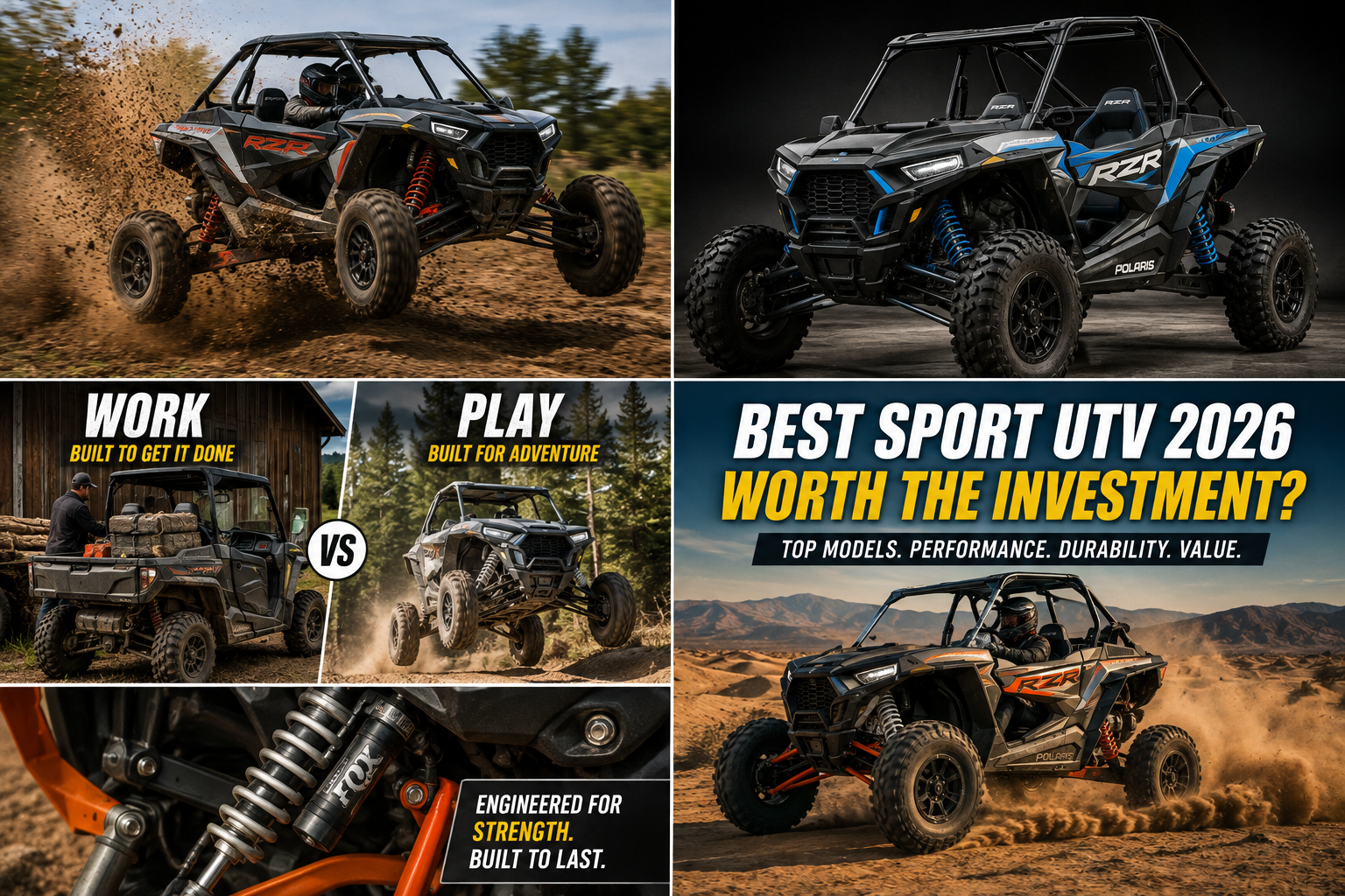 Why the Best Sport UTV Models Are Worth the Investment