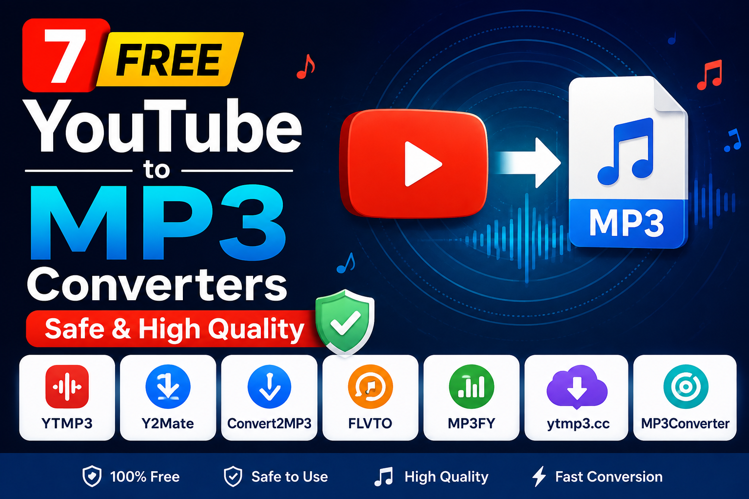 7 Free YouTube to MP3 Converters – Safe & High Quality